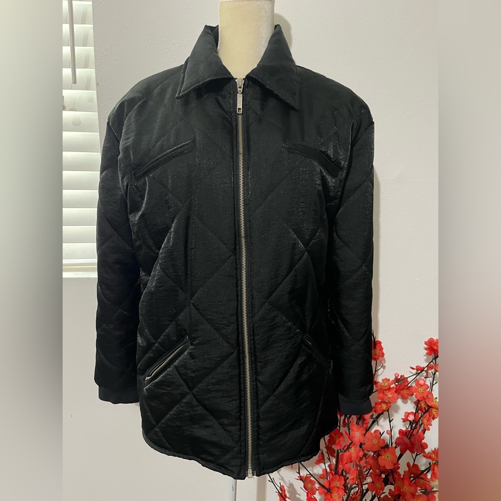INC International Concepts Men's Black Puffer Jacket
